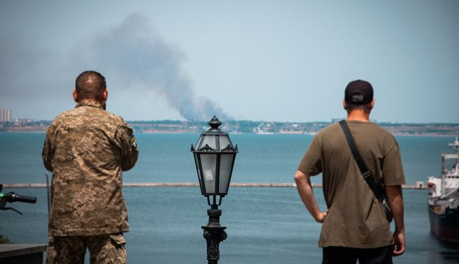 NASA satellites detect new fires in the Sea of Azov and at Russian rail hub