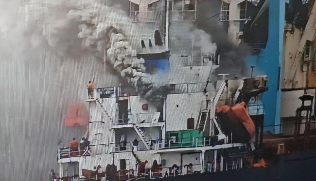 Three sailors killed in Russian strike on merchant vessel in Ukrainian port
