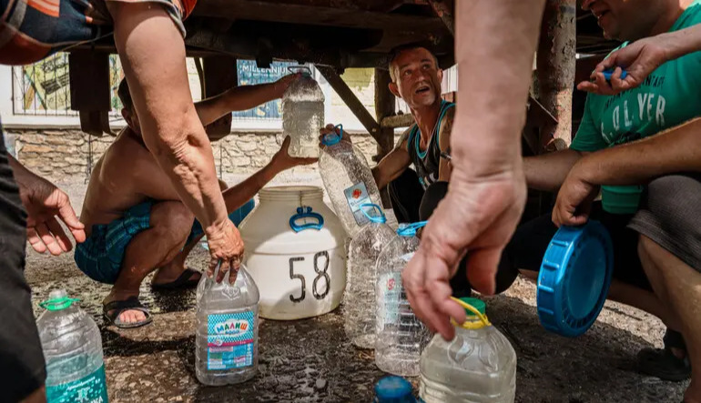 Nearly 30,000 residents left without water after pipeline failure in Ukraine's Marhanets