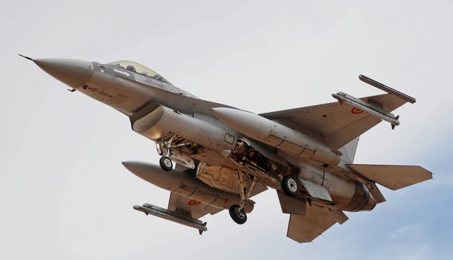 Romanian F-16 jet destroys maritime drone