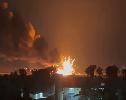 Fire reported at Russian military airfield