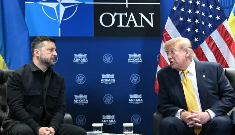 Trump links Ukraine’s refinery strikes to rising diesel prices