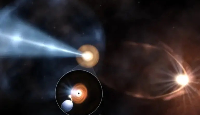 Astronomers discover the first microblazar in the Milky Way