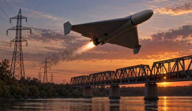 Russia uses new warhead on jet-powered drones to target bridges and power infrastructure