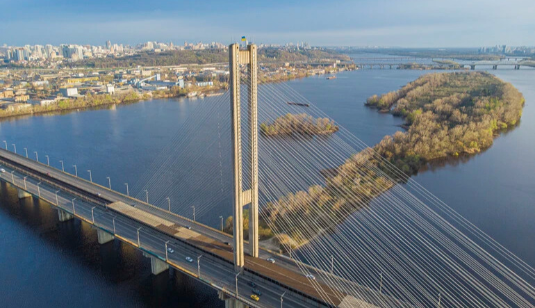 Russia strikes Kyiv's Southern Bridge for second time Friday