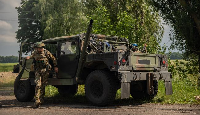 Ukrainian forces strike Russian military sites in occupied areas
