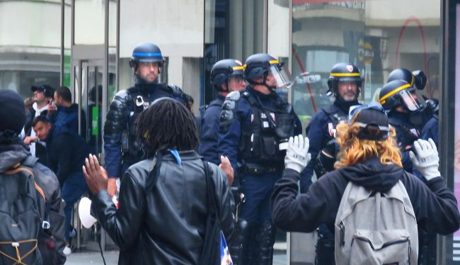 France protests draw 550,000 people as riots destroy historic city hall