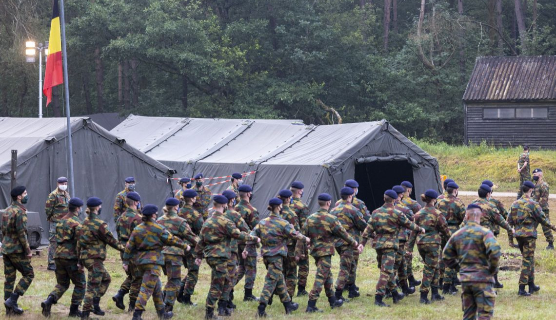 Belgium reports first sighting of 15 drones over military base