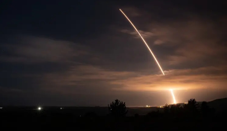 The U.S. has tested an intercontinental ballistic missile capable of carrying a nuclear warhead