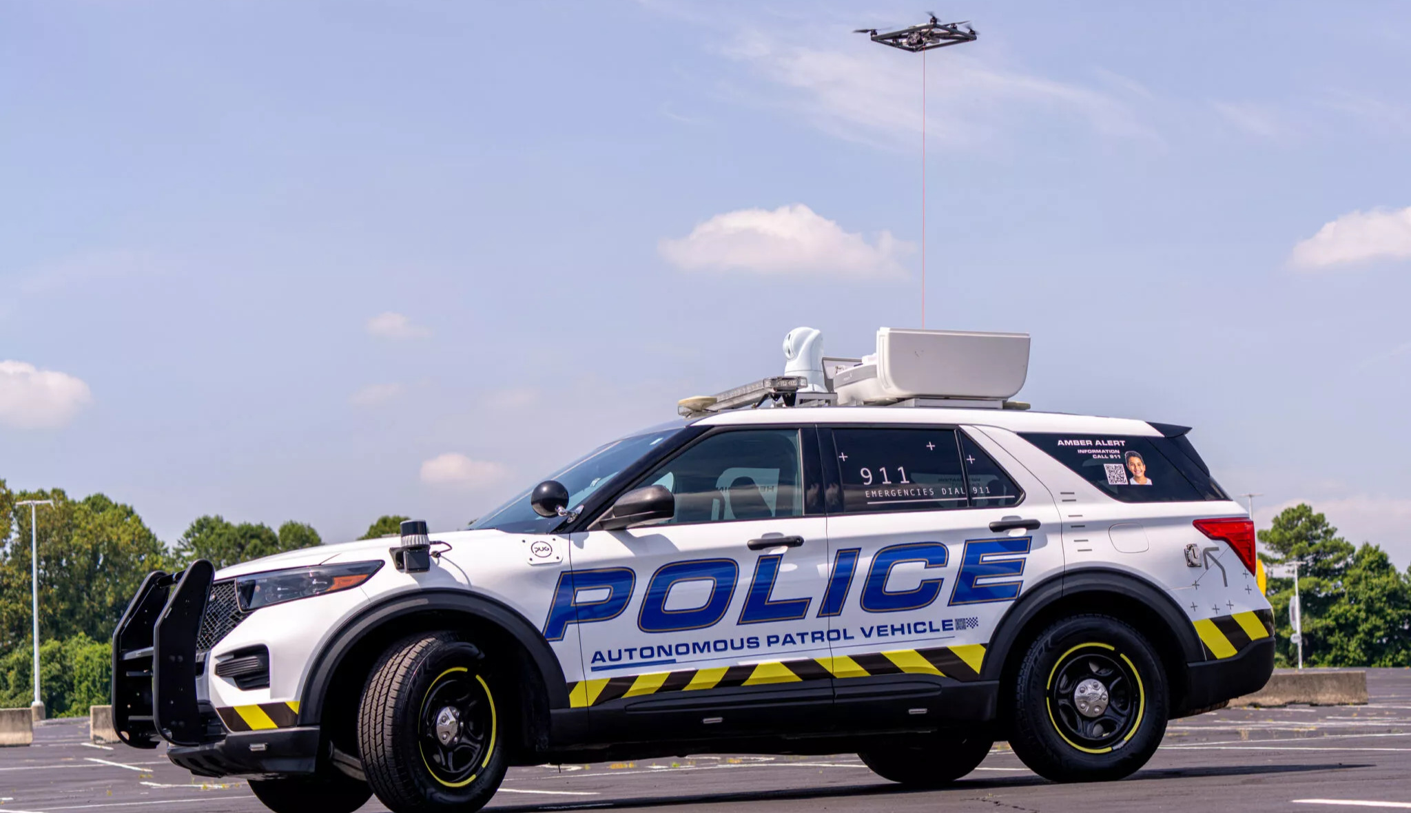 World’s first driverless patrol car hits the road