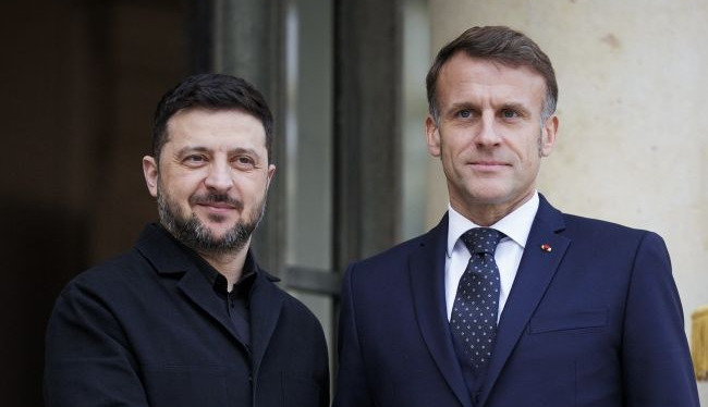 Zelensky after meeting Macron: war must end as soon as possible