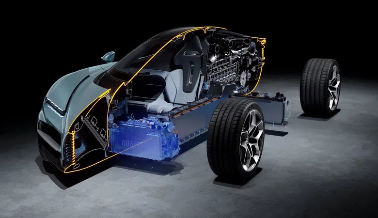 High capacity and lightweight: Bugatti’s 2030 hypercar may feature a solid-state battery from Rimac