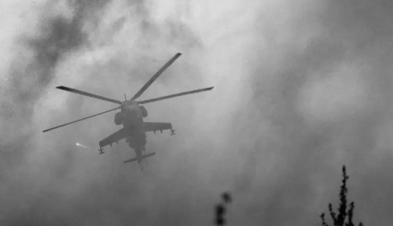 Ukraine loses Mi-24 helicopter; crew killed