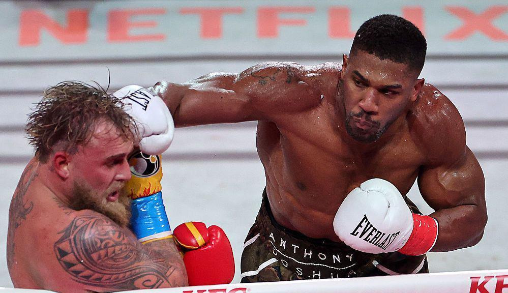Anthony Joshua knocked out Jake Paul in the sixth round