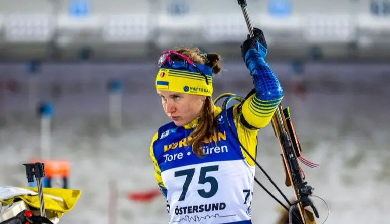 Ukrainian biathlete Merkushyna wins European Championship