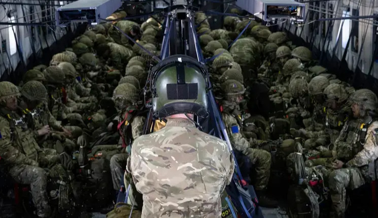 British and French troops hold final drills amid doubts over ability to deploy 5,000 soldiers for Ukraine mission