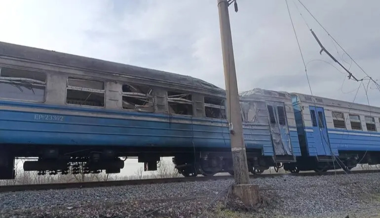 Russia has intensified attacks on the railway, with rolling stock being one of the main targets — Ukrzaliznytsia