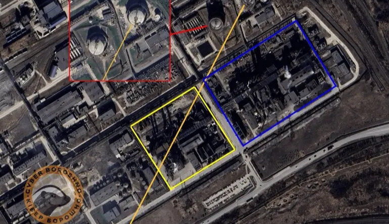 Drones hit a chemical plant in the Vologda region, with black smoke reported over the facility