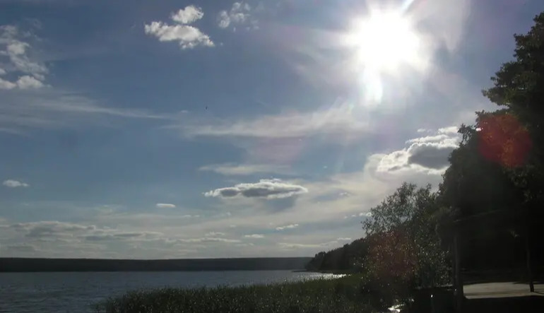 Russian forces dropped six aerial bombs on one of the largest reservoirs in the Kharkiv region