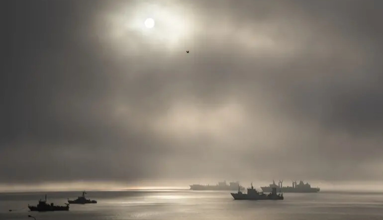 In the Arabian Sea, the United States has intercepted a sanctioned vessel linked to Iran’s so-called “shadow fleet”