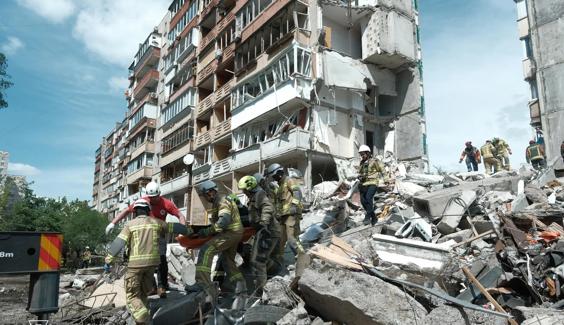 In Kyiv, the death toll has risen to eight, including a 13-year-old child
