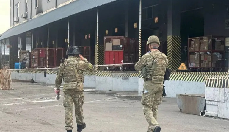 Parcel explodes at Kyiv postal terminal, employee killed