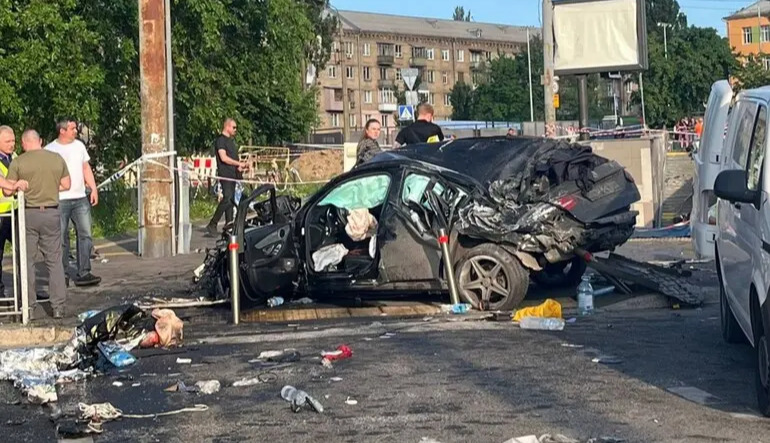 Kyiv fatal crash suspect held under police escort, police say