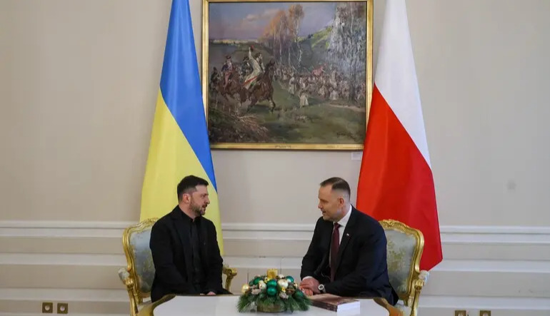 Nawrocki strips Zelensky of Order of the White Eagle over UPA-linked unit name